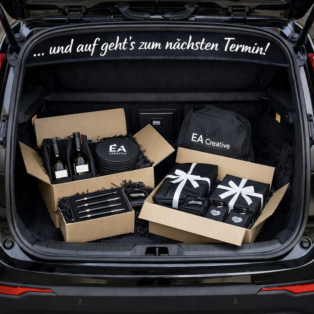 Personalisierte Werbegeschenk-Boxen für Firmenkunden